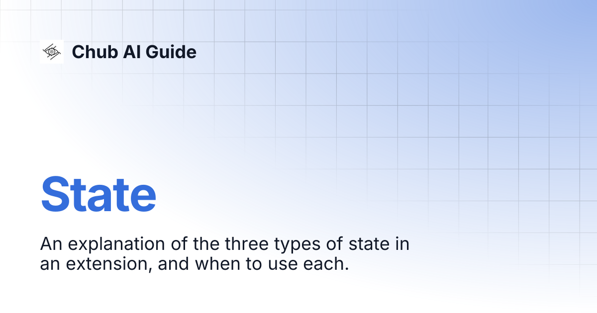 State | Chub AI Guide